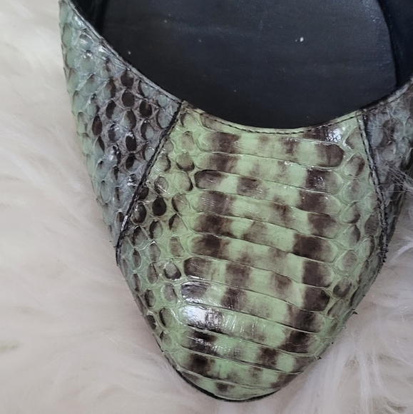 Manolo Blahnik Python Flats - Picture 10 of 12